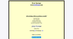 Desktop Screenshot of ironsponge.com
